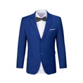 Cargar la imagen en la vista de la galería, Royal Blue Men's Two Button Blazer for Party, Wedding and Business
