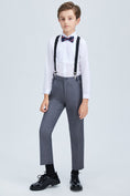 Charger l'image dans la visionneuse de la galerie, Grey Formal Classic 5 Piece Boys Suits
