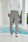 Cargar la imagen en la vista de la galería, Seersucker Striped Men's Summer Pants
