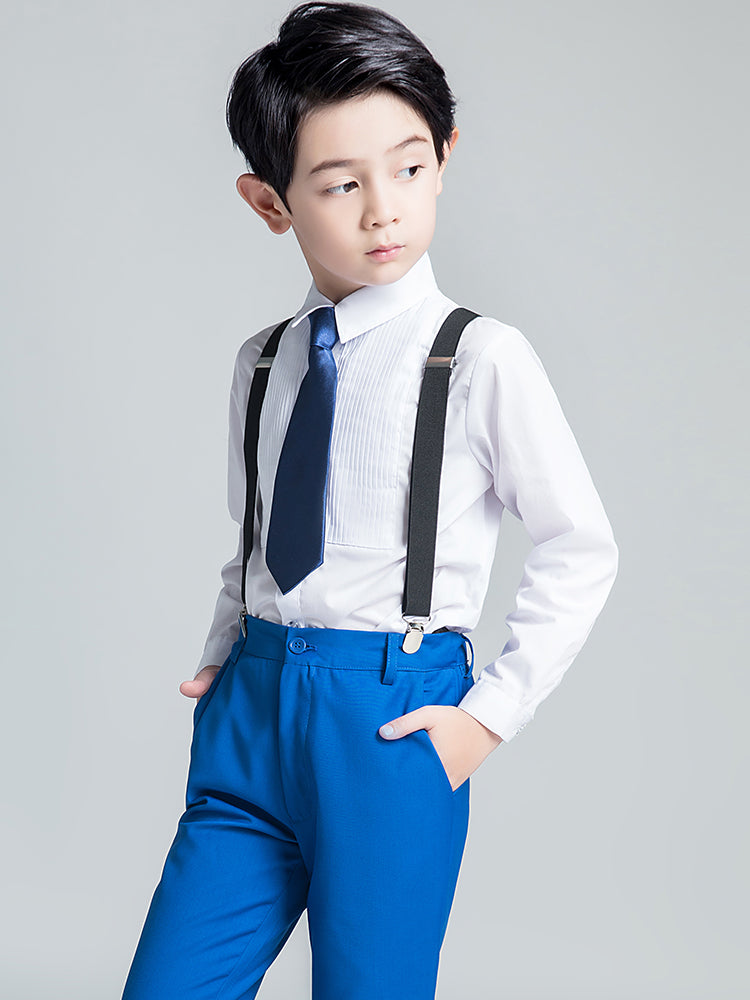 Royal Blue Formal Classic 5 Piece Kids Boys Suits