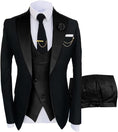 Cargar la imagen en la vista de la galería, Fashion Slim Fit Wedding Prom 3 Piece Mens Suits
