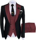 Cargar la imagen en la vista de la galería, Fashion Slim Fit Wedding Prom 3 Piece Mens Suits
