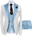 Fashion Slim Fit Wedding Prom 3 Piece Mens Suits