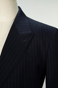 Gallery viewerに画像を読み込む, Designer Style New Double Breasted Men's Two Button Stripe Blazer
