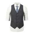 Load image into Gallery viewer, Grey Plaid Men's Vest for Party, Wedding and Business
