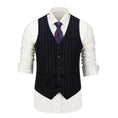 Cargar la imagen en la vista de la galería, Stripe Men's 3 Piece Suits Double Breasted Blazer Vest Pants(MORE COLORS+)
