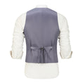 Gallery viewerに画像を読み込む, Light Grey Men's Vest for Party, Wedding and Business
