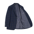 Gallery viewerに画像を読み込む, Blue Men's Blazer for Party, Wedding and Business ( Orange Plaid )
