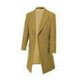 Charger l'image dans la visionneuse de la galerie, Men's Wool Coat Winter Double Breasted Long Coat 2775
