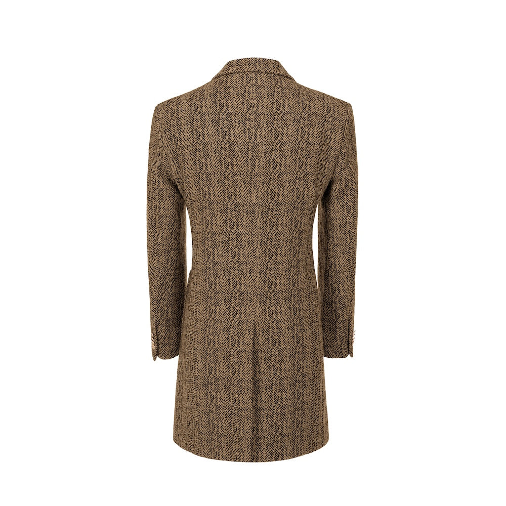 Men's Wool Coat Winter Double Breasted Long Coat 2780