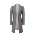 Cargar la imagen en la vista de la galería, Men's Wool Coat Winter Trench Long Coat With Pockets 2774
