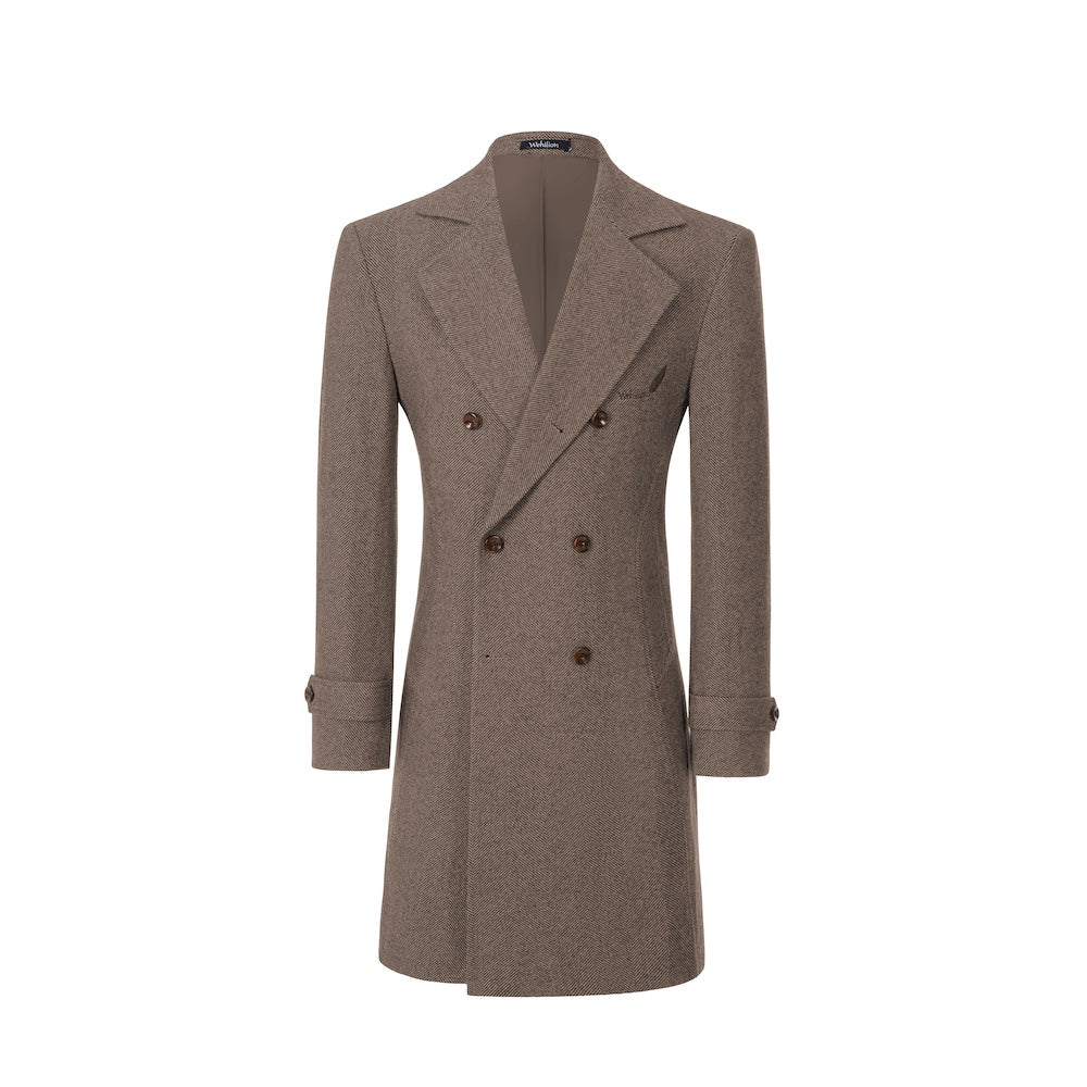 Men's Coat Winter Double Breasted Long Coat 2770