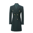 Charger l'image dans la visionneuse de la galerie, Men's Wool Coat Winter Double Breasted Long Coat 2779
