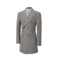 Cargar la imagen en la vista de la galería, Men's Wool Coat Winter Double Breasted Long Coat 2769
