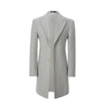 Cargar la imagen en la vista de la galería, Men's Coat Winter Trench Long Coat With Pockets 2772
