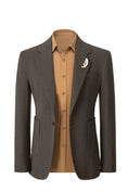 Load image into Gallery viewer, Classical Retro Herringbone 2 Pieces Mens Suits With Pockets 2783
