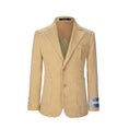 Charger l'image dans la visionneuse de la galerie, Khaki Plaid Boys Formal Blazer, School Jacket
