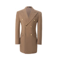 Cargar la imagen en la vista de la galería, Men's Wool Coat Winter Double Breasted Long Coat 2764
