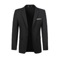 Cargar la imagen en la vista de la galería, Black Men's Two Button Blazer for Party, Wedding and Business
