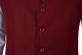 Cargar la imagen en la vista de la galería, Burgundy Men's Vest for Party, Wedding and Business
