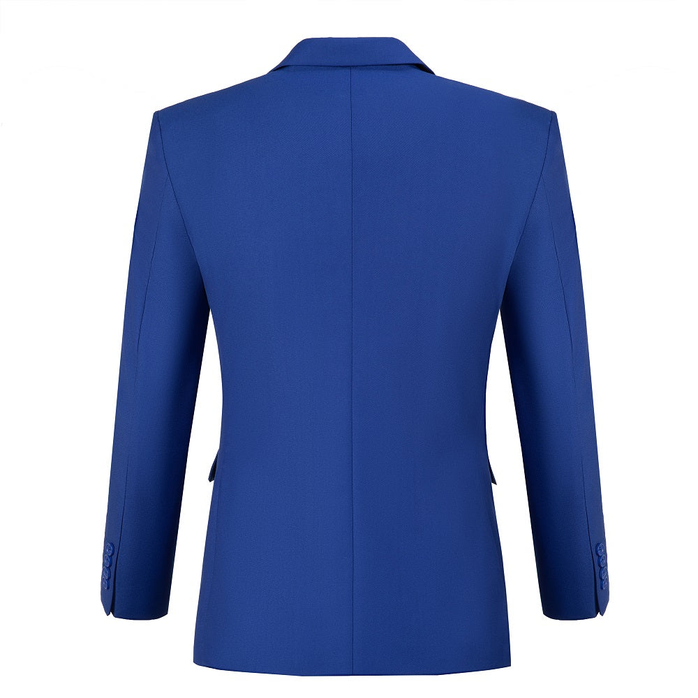 Royal Blue Men's Two Button Blazer for Party, Wedding and Business