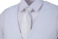 Load image into Gallery viewer, White Men's Vest for Party, Wedding and Business
