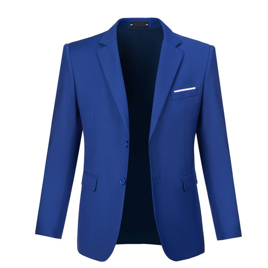 Royal Blue Men's Two Button Blazer for Party, Wedding and Business