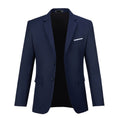 Cargar la imagen en la vista de la galería, Navy Men's Two Button Blazer for Party, Wedding and Business
