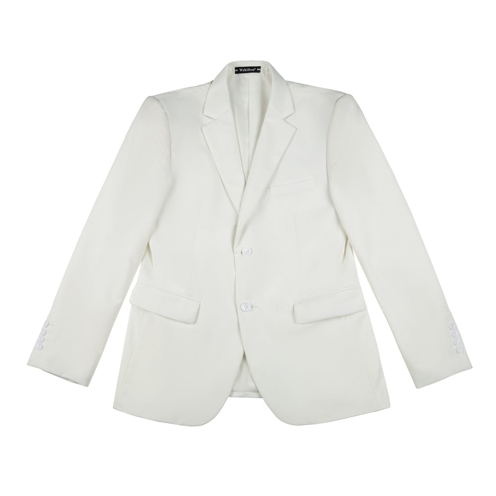 Ivory Two Button Wedding 2 Pieces Men's Suits Jacket+Pants