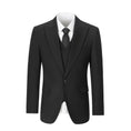 Charger l'image dans la visionneuse de la galerie, One Botton Black Party Banquet Formal 3 Piece Men Suits
