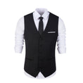 Cargar la imagen en la vista de la galería, Black Men's Vest for Party, Wedding and Business
