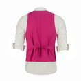 Bild in Galerie-Betrachter laden, Fuchsia Men's Vest for Party, Wedding and Business
