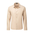 Gallery viewerに画像を読み込む, Men's Urban Stylish Casual Business Slim Fit Long Sleeve Button Up Dress Shirt
