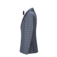 Charger l'image dans la visionneuse de la galerie, Blue-white Plaid 3 Piece Boys Suits Blazer Vest and Pants
