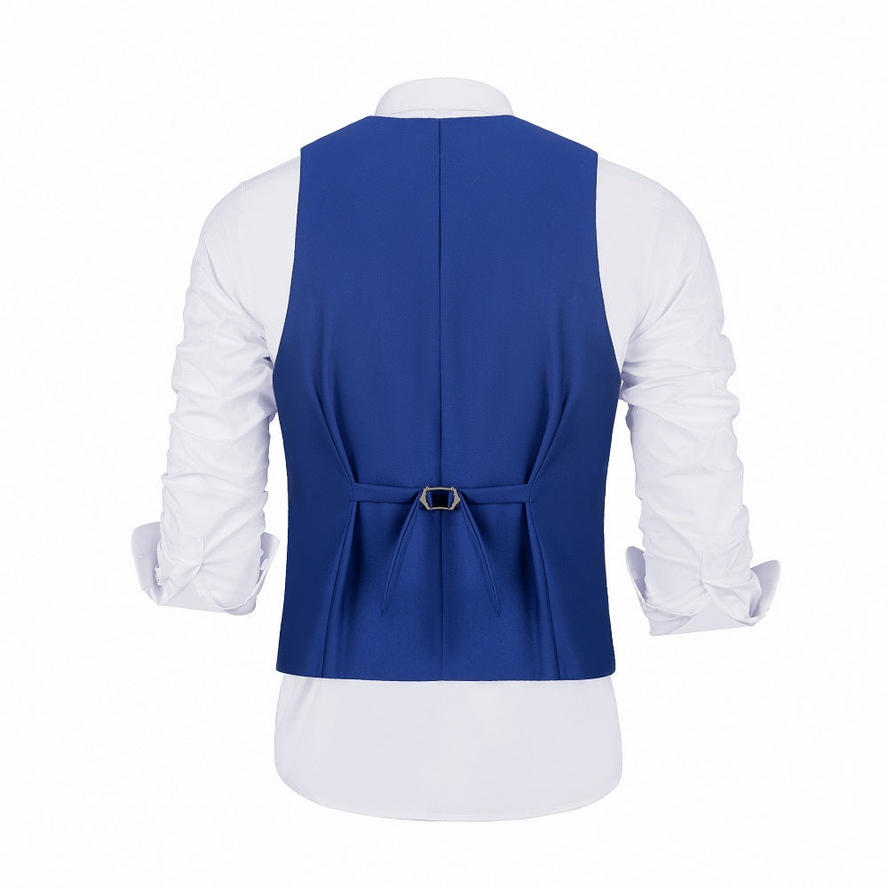 Royal Blue Men's Vest for Party, Wedding and Business