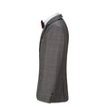 Cargar la imagen en la vista de la galería, Grey Plaid 3 Piece Boys Suits Blazer Vest and Pants
