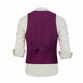 Bild in Galerie-Betrachter laden, Purple Men's Vest for Party, Wedding and Business
