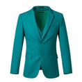 Cargar la imagen en la vista de la galería, Green Men's Two Button Blazer for Party, Wedding and Business
