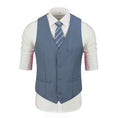 Cargar la imagen en la vista de la galería, Denim Blue Men's Vest for Party, Wedding and Business
