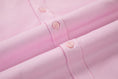 Gallery viewerに画像を読み込む, Pink Men's Urban Stylish Casual Business Slim Fit Long Sleeve Button Up Dress Shirt
