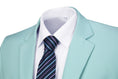 Cargar la imagen en la vista de la galería, Mint Green Men's Two Button Blazer for Party, Wedding and Business
