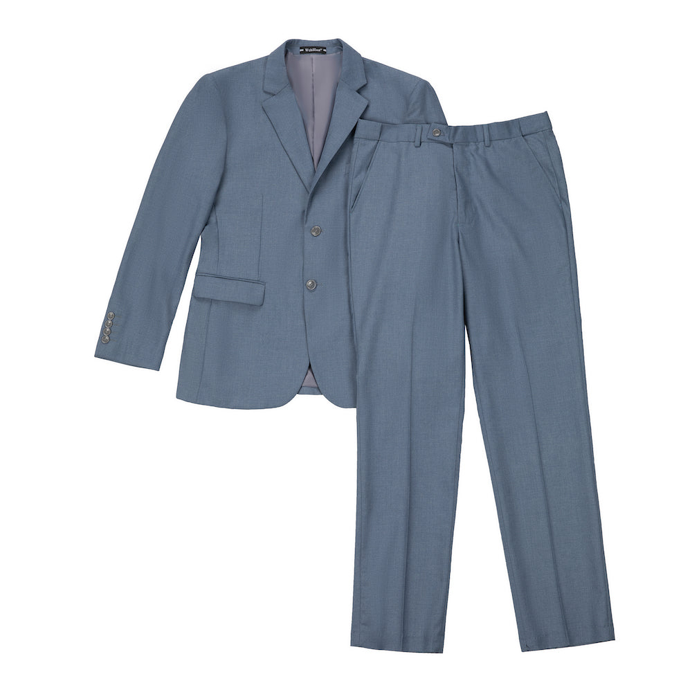 Denim Blue Two Button Wedding 2 Pieces Men's Suits Jacket+Pants