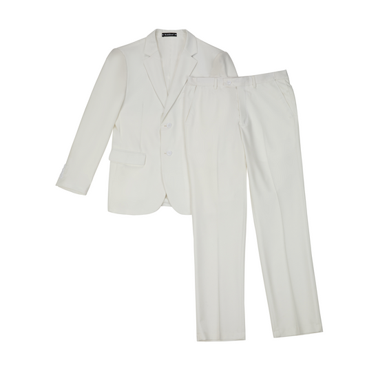 Ivory Two Button Wedding 2 Pieces Men's Suits Jacket+Pants