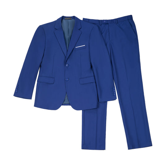 Royal Blue Two Button Wedding 2 Pieces Men's Suits Jacket+Pants