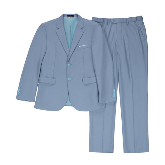 Violet Two Button Wedding 2 Pieces Men's Suits Jacket+Pants