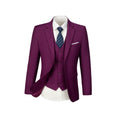 Charger l'image dans la visionneuse de la galerie, Purple Men's Two Button Blazer for Party, Wedding and Business
