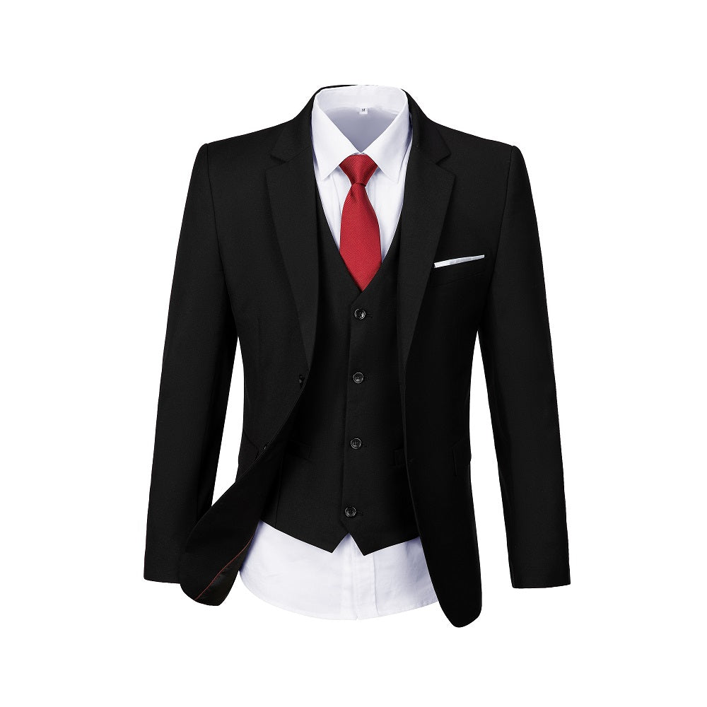 Two Button 3 Pieces Men Suits (MORE COLORS+)