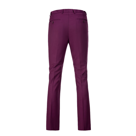 Purple Men's Pants for Party, Wedding and Business