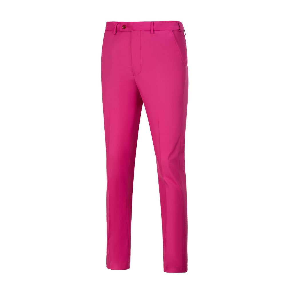 Fuchsia Men's Pants for Party, Wedding and Business