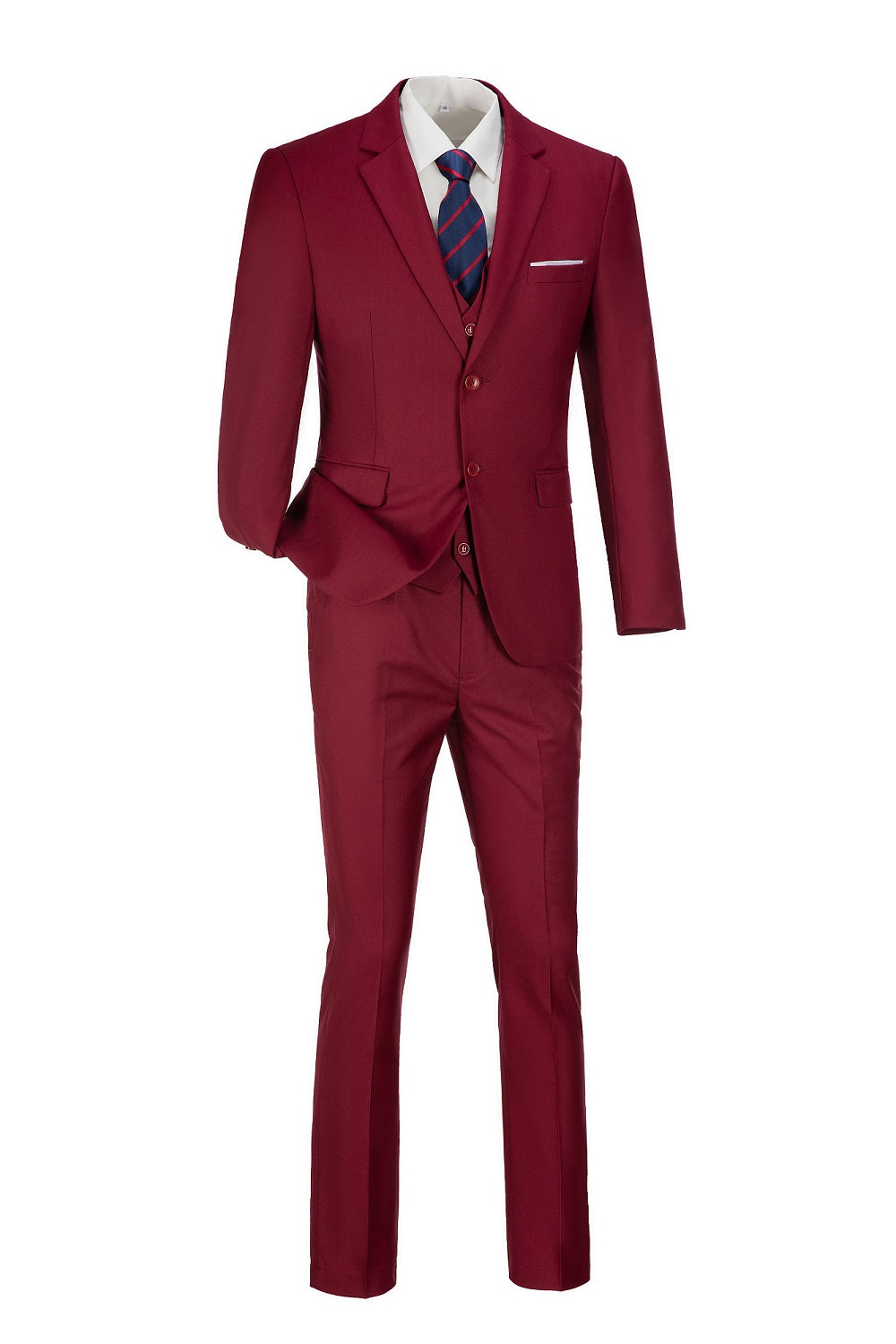 Two Button 3 Pieces Men Suits (MORE COLORS+)